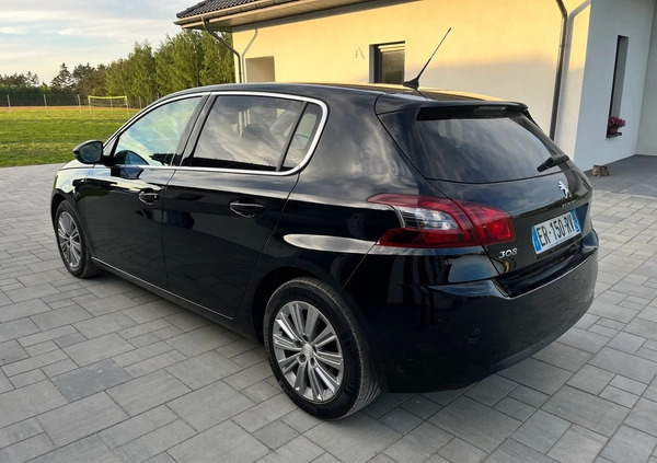 Peugeot 308 cena 45990 przebieg: 141000, rok produkcji 2017 z Turek małe 466